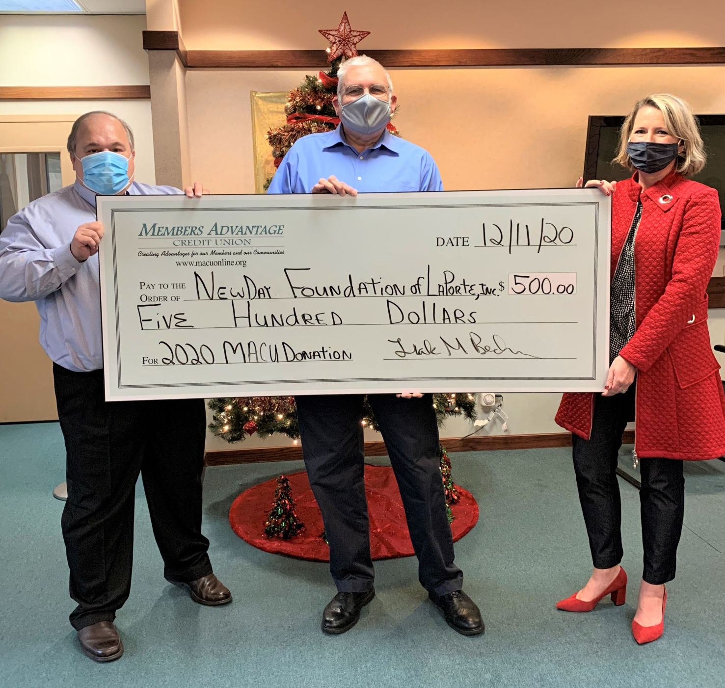 Credit union donation helps support cancer patients
